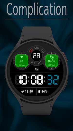 LCD Watch Face Screenshot 1