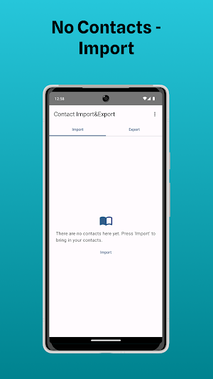 Contact Import & Export Screenshot 0