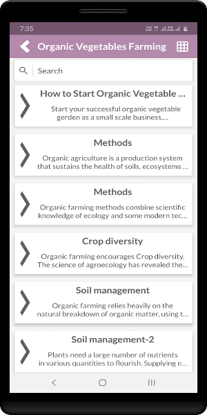 Organic Vegetables Farming Screenshot 1