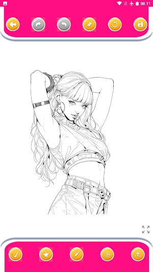 K-Pop Idol Coloring girls Screenshot 1