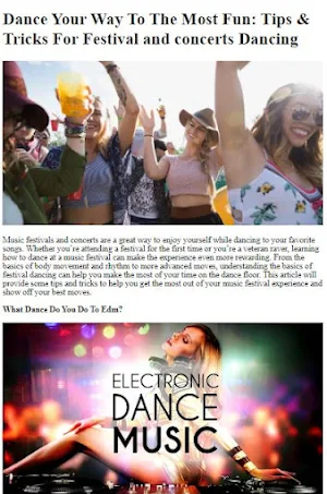 How to Dance At a Concert Screenshot 3