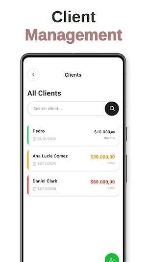 Gym Client Payments Tracker Screenshot 1
