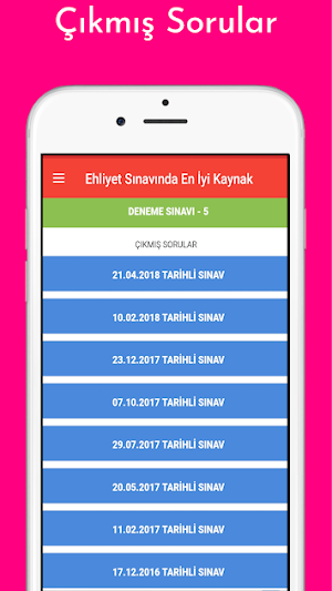 İnternetsiz Ehliyet Sınav Soruları 2020 Screenshot 0