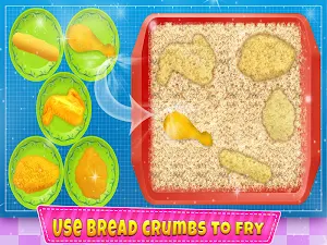 Deep Fry Cooking: Homemade Fried Chicken Chef Screenshot 3