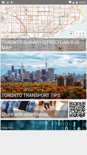 TORONTO SUBWAY BUS MAP OFFLINE Screenshot 0