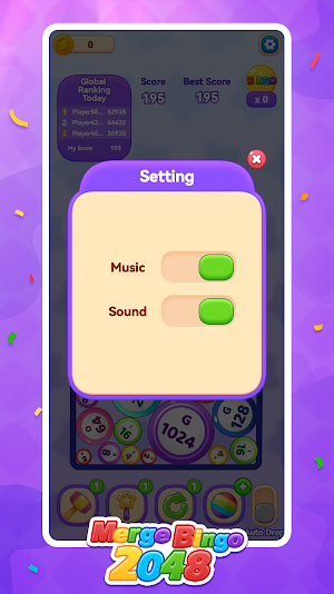 Merge Bingo 2048 Screenshot 3