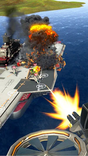 Drone Attack 3D: Sea Warfare Screenshot 0