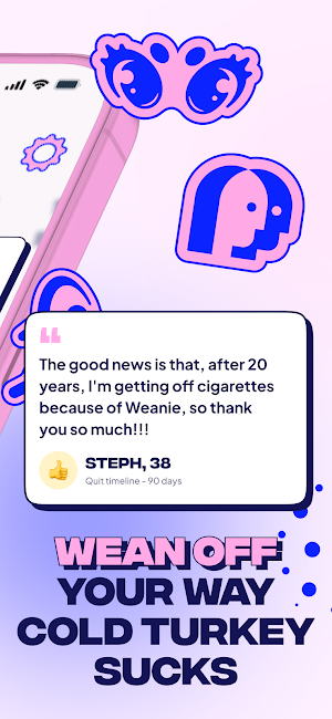 Quit Smoking & Vaping - Weanie Screenshot 2