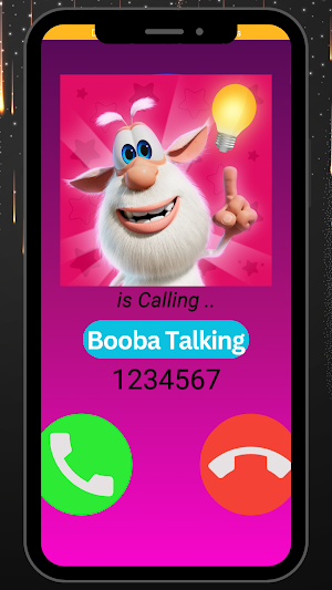Booba Talking fake call & chat Screenshot 2