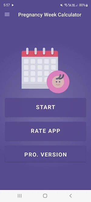 Pregnancy Week Calculator Screenshot 0