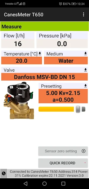 CanesMeter T650 Screenshot 1