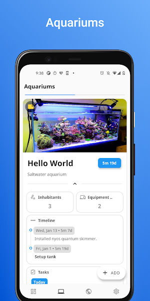Aquarium Note 2 Screenshot 1