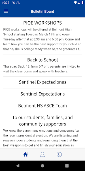 Belmont Senior High School Screenshot 1