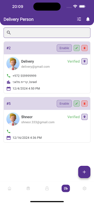 NewTaxi Delivery Admin Screenshot 0