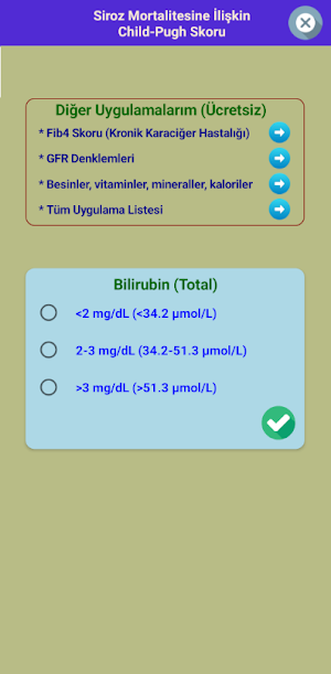 Child-Pugh Score Screenshot 0