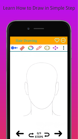 How to Draw Realistic Hair Step by Step Screenshot 0