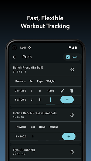 EzLift - Gym Fitness Journal Screenshot 0