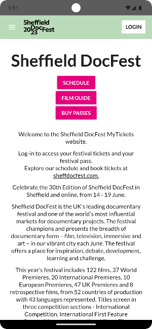 Sheffield DocFest Screenshot 0