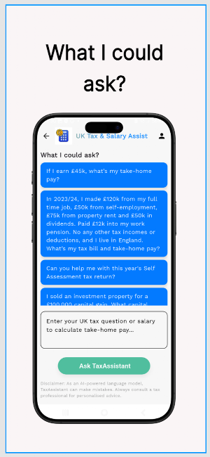 UK Tax & Salary Assist Screenshot 2