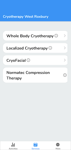 Cryotherapy West Roxbury Screenshot 2