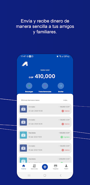 Billetera AAvance Screenshot 3