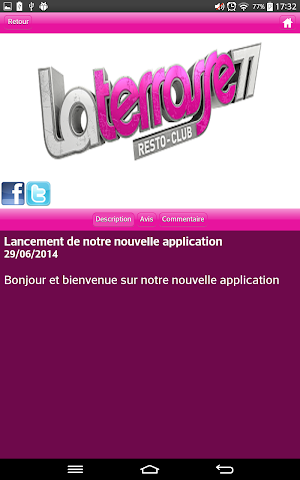 La Terrasse 77 Screenshot 1