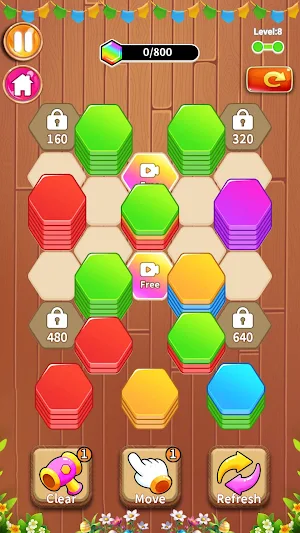 Hexa Sort - Color Sort Screenshot 1