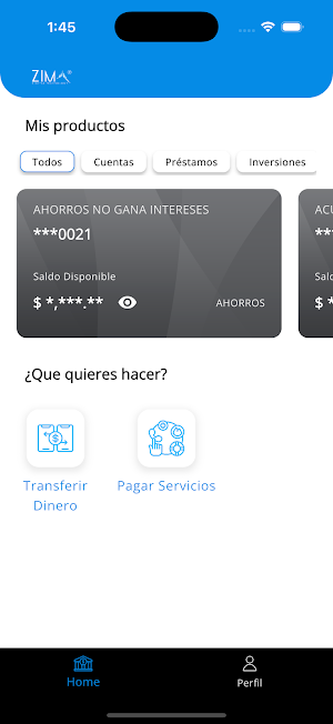 Integración móvil Screenshot 1