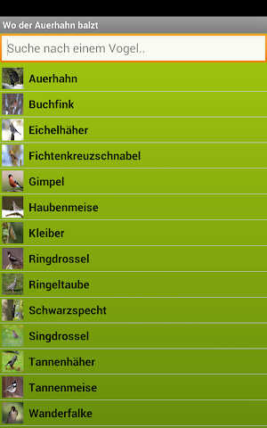 Vogelgesang im Oberbay. Wald Screenshot 2