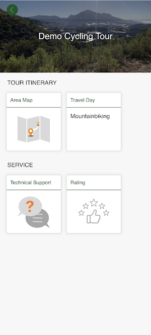 Active on holiday tour-app Screenshot 1