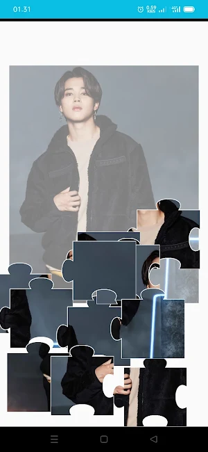 Jimin Game Puzzle Jigsaw Screenshot 3