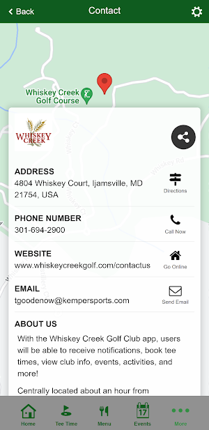 Whiskey Creek Golf Club Screenshot 3
