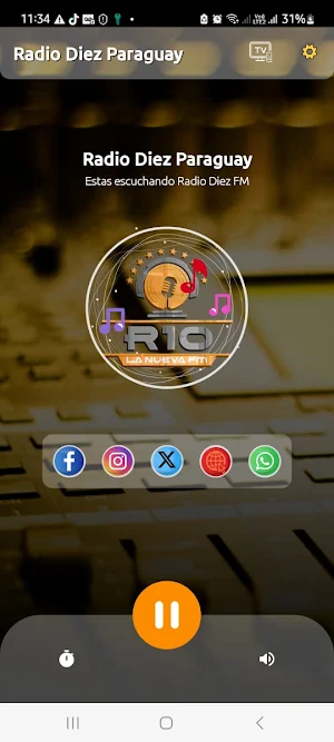 Radio Diez Paraguay Screenshot 1