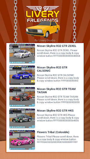 Skin FRLegends Livery Screenshot 1