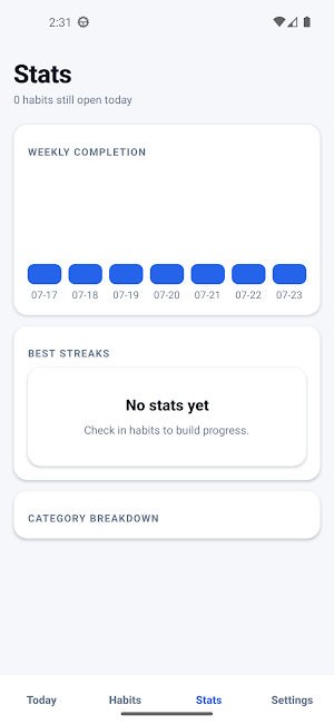 HabitZen Screenshot 2