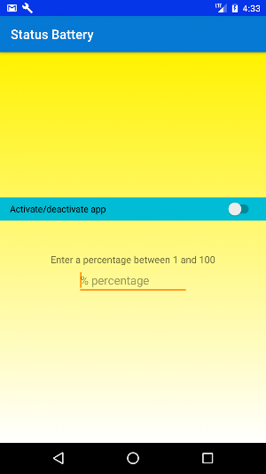 Battery Status Screenshot 0