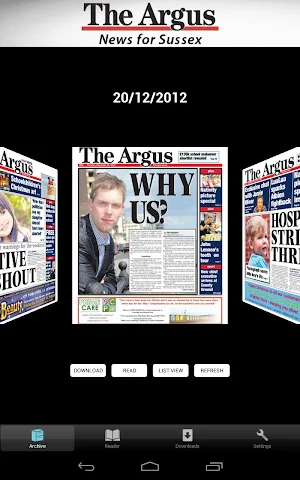The Argus Newspaper Screenshot 0
