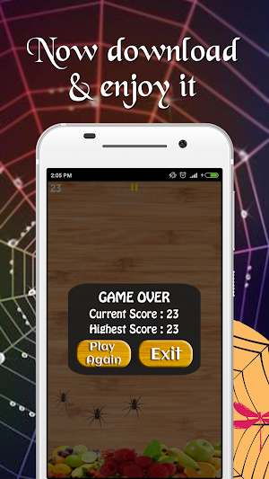 Spider Smasher Game Screenshot 3