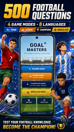 Goal Masters: Football Quiz Screenshot 0