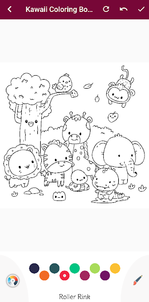 Cute and Kawaii Coloring Book Screenshot 1