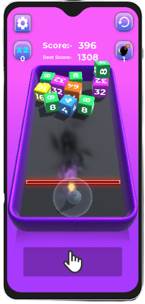 2048 3D: Color Cube Merge Screenshot 1