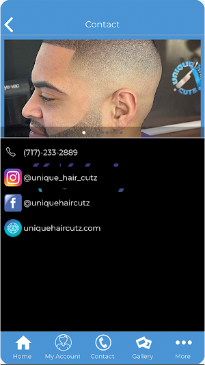 Unique Hair Cutz Screenshot 1