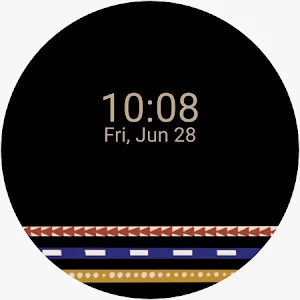 Folk art watch face - 5 themes Screenshot 1