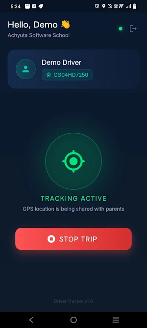 Sunshine Academy Driver App Screenshot 3