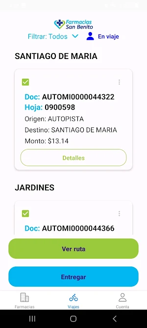 Drivers Farmacia San Benito Screenshot 3