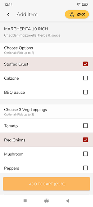 Avanos Kebab Pizza - Selby Screenshot 2
