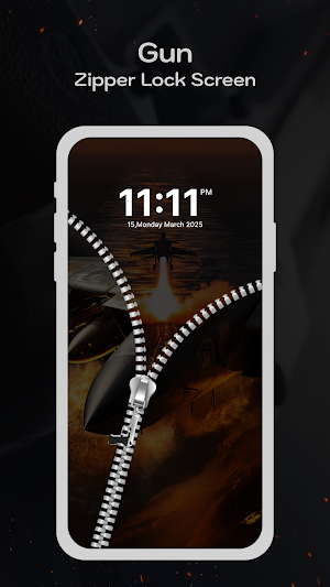 Gun Shooting Zipper Lock screenshot 3