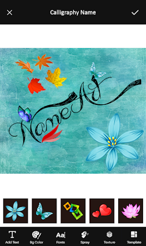 Name Art - Calligraphy Font Screenshot 1