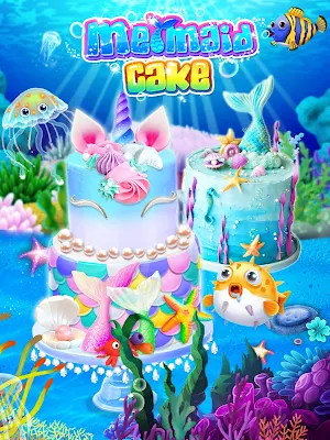 Unicorn Mermaid Cake - Princess Cake Screenshot 0