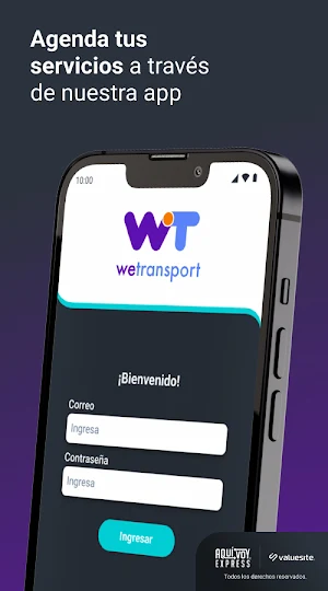WeTransport Aquívoy Express Screenshot 0